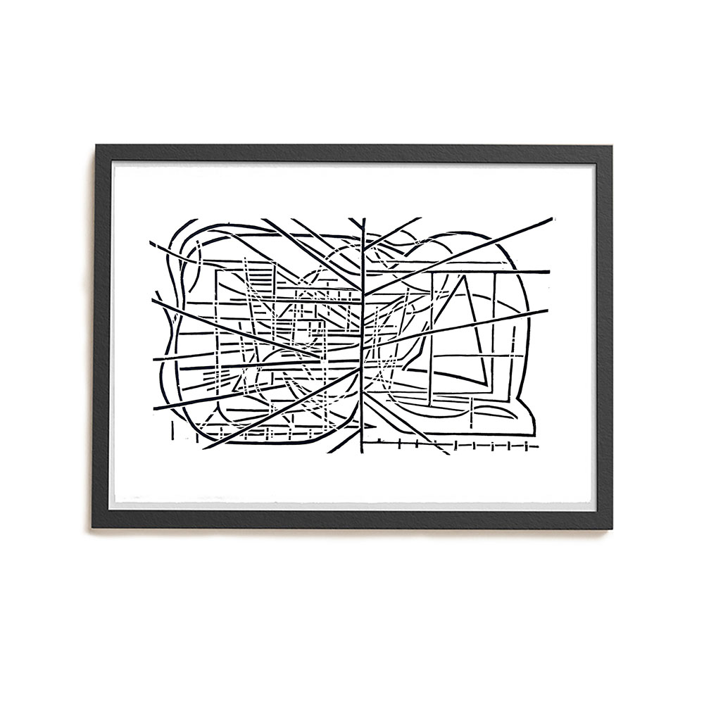 rozmowa z k_70x50cm_drzeworyt na papierze_2020_ monika szydlowska